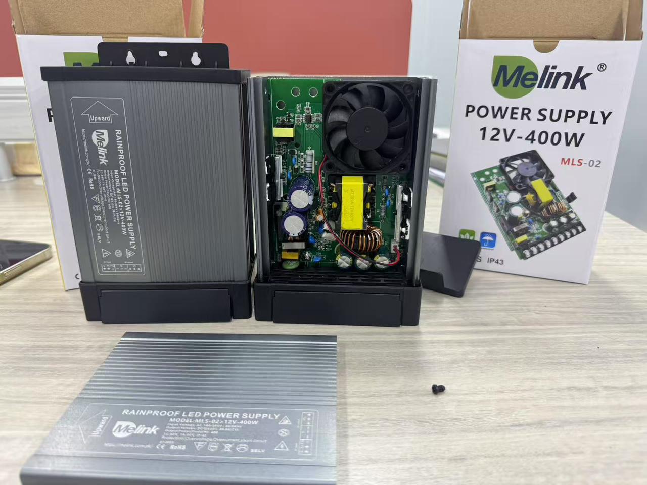 Melink MLS-14 12V 400W Rainproof LED Power Supply Driver | IP65 Waterproof