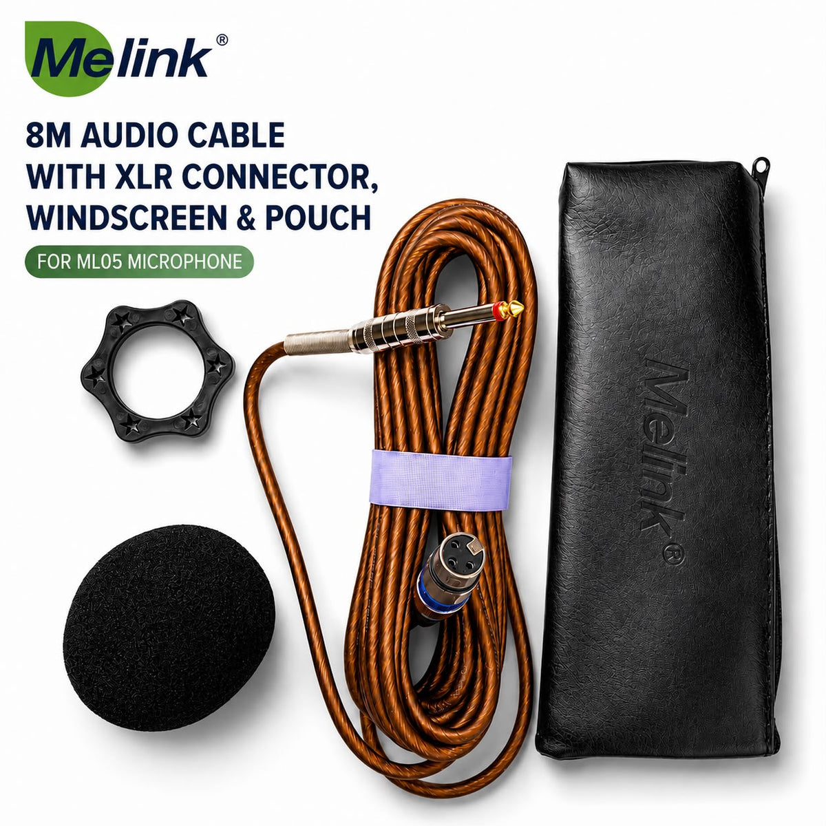 Melink ML05 Professional Multi-Purpose Wired Dynamic Microphone with XLR Cable